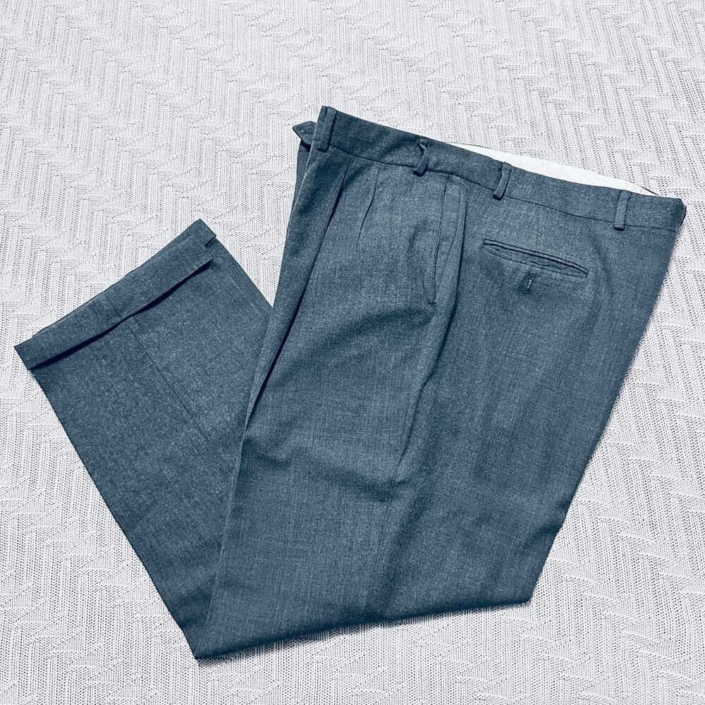 Vintage Burberrys gray dress pants